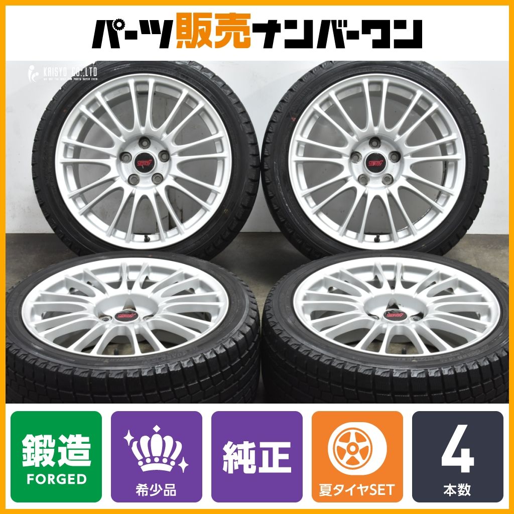 鍛造 希少品】スバル WRX STI 純正OP BBS RV739 18in 8.5J +55 PCD114 