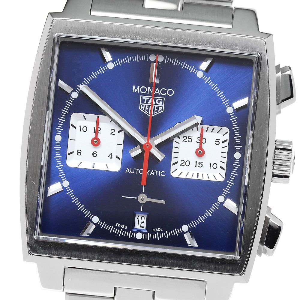 タグホイヤー TAG HEUER CBL2111-0 モナコ クロノグラフ デイト 自動巻き メンズ良品箱・保証書付き_834980