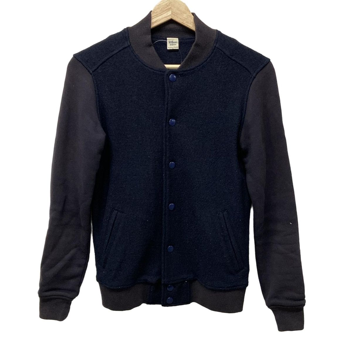 美品】Ron Herman テーラード ウールジャケット ネイビー L 美品】Ron Herman テーラード ウールジャケット ネイビー L