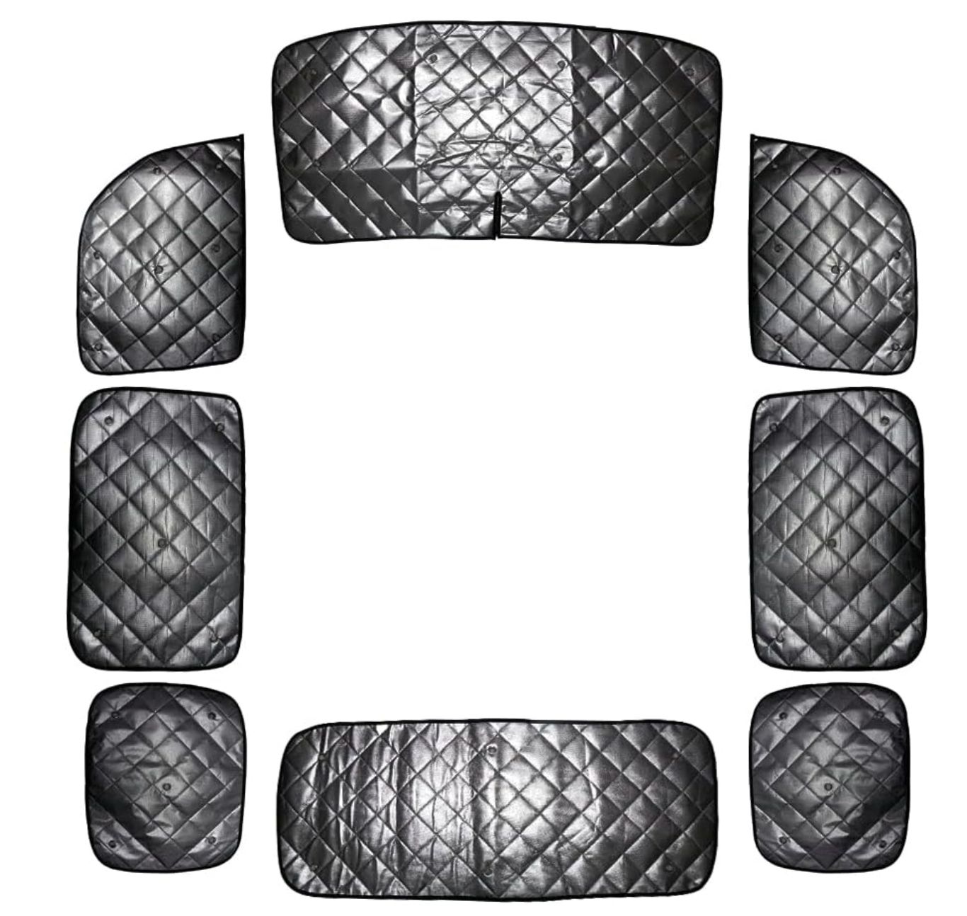 ハイゼットカーゴ S700V S710V型 車中泊 サンシェード 1台分 8枚 アトレー S700V S710V系 全窓用セット カーテン 紫外線 日よけ 盗難防止 仮眠 燃費向上 アウトドア キャンプ キャンピング