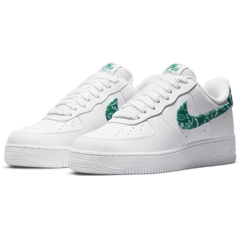 ナイキ エアフォース1 07 エッセンシャル ペイズリー NIKE WMNS AIR FORCE 1 07 ESSENTIALS WHITE  GREEN PAISLEY DH4406-102 スニーカー - メルカリ