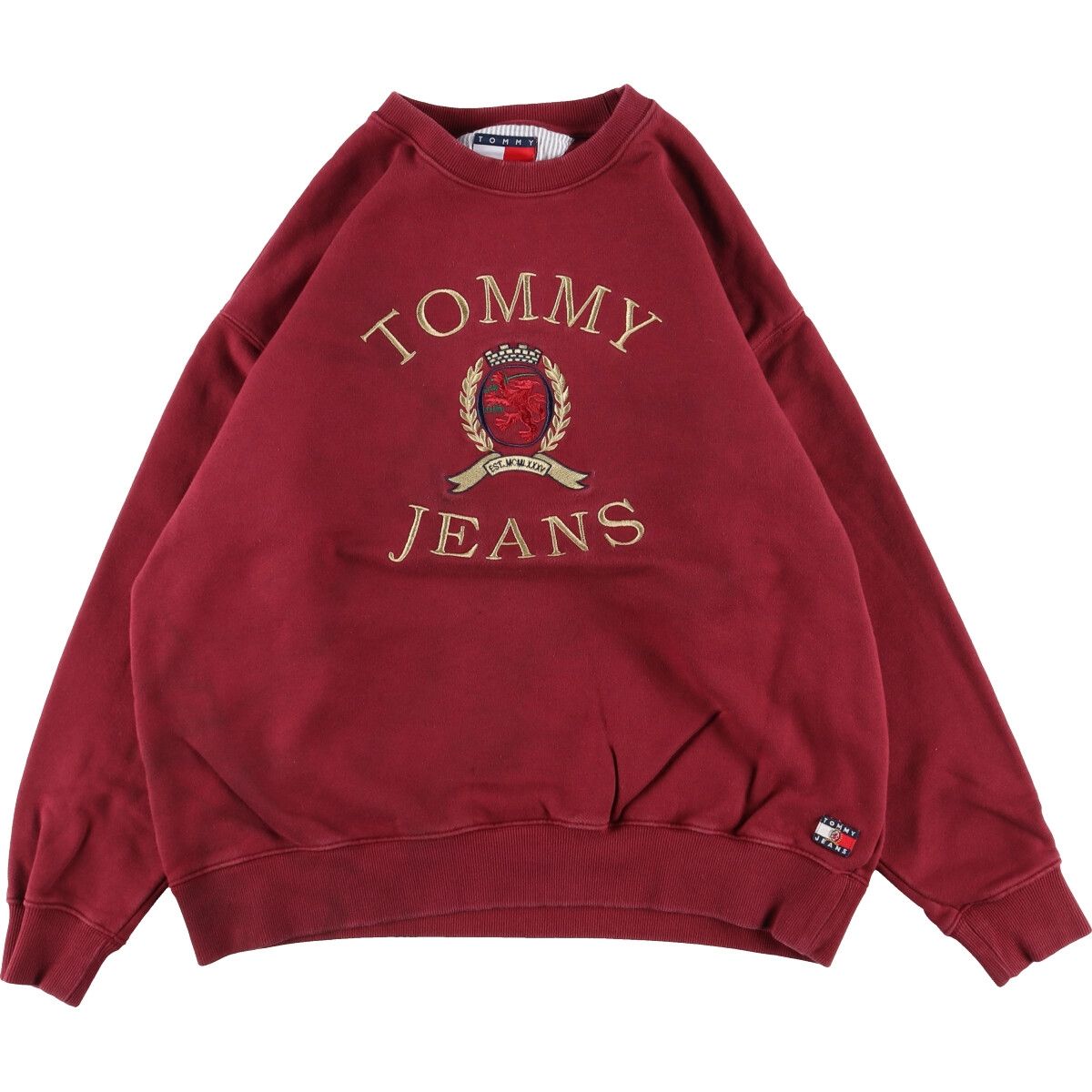 古着 90年代 トミーヒルフィガー TOMMY HILFIGER JEANS ロゴスウェット