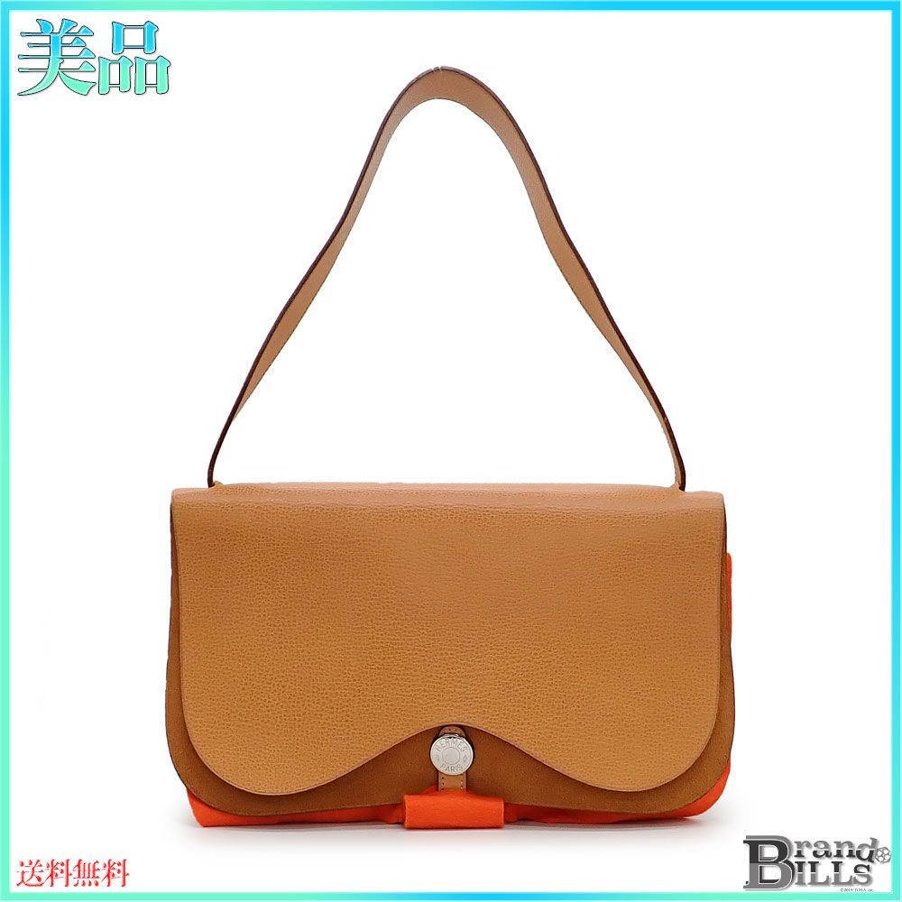 エルメス サックコロラドMM ショルダーバッグ トワルアッシュ  