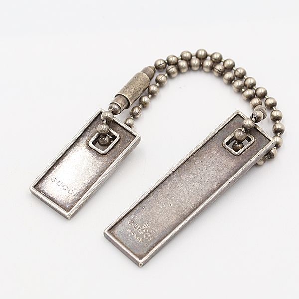 新品 GUCCI キーリング シルバー 455308 J8400 0811