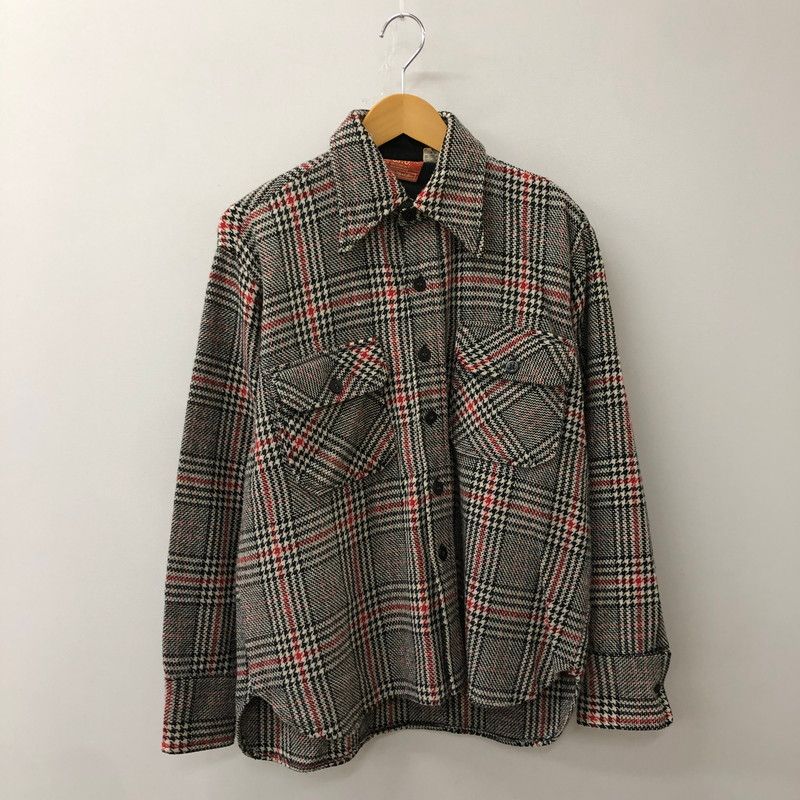 品 SEARS シアーズ L|S CHECK SHIRT JACKET 62757 ロングスリーブ チェック シャツジャケット ライトアウター 145-250922-KS-15-tei