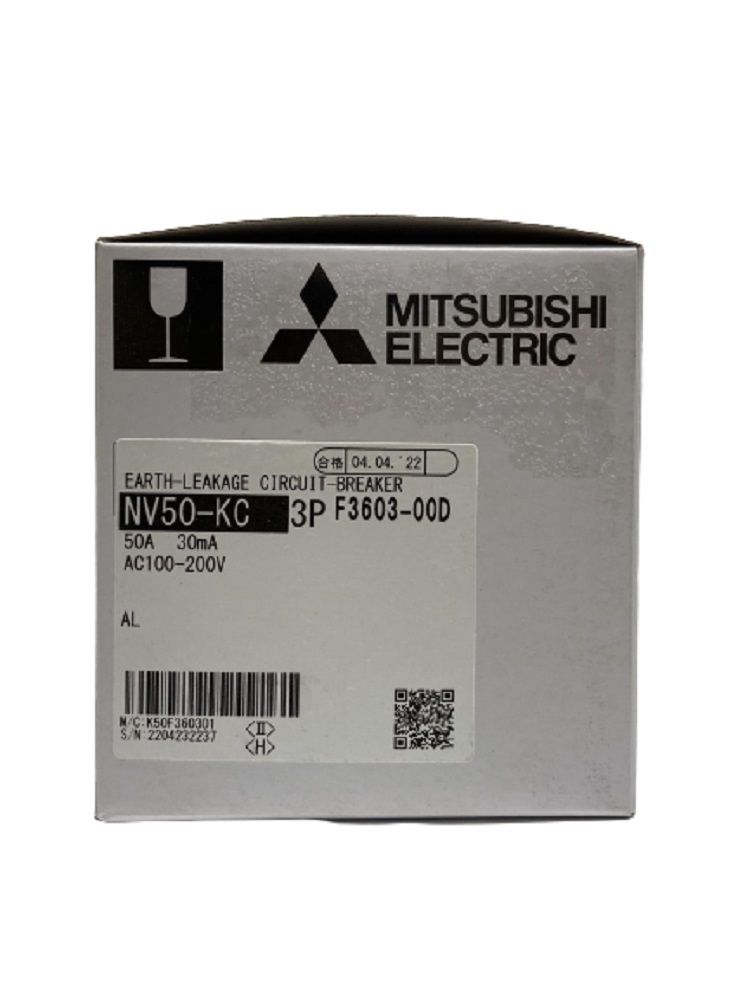 漏電遮断器 NV-KCシリーズ AC100-200V F3603-00D NV50-KC 3P 50A 30MA AL - メルカリ