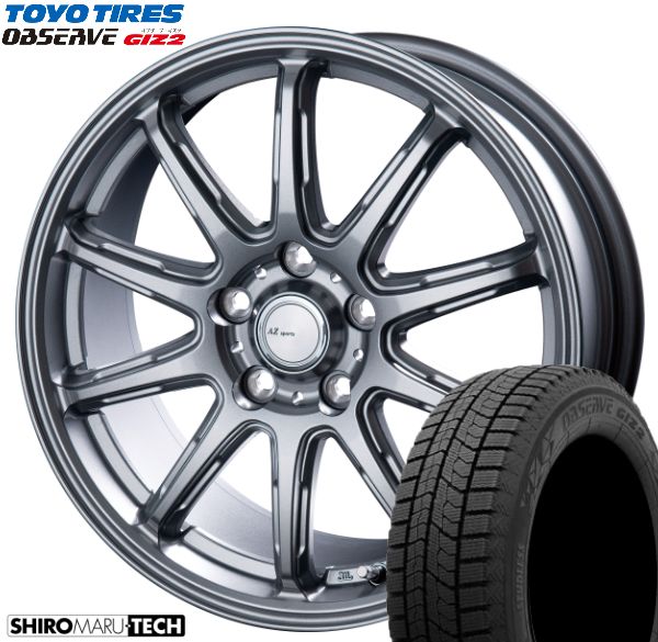 205/65R16 95Q TOYO トーヨー OBSERVE オブザーブ GIZ2 AZ-SPORT RC-10