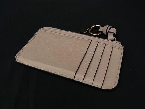 極美品　Chloe クロエ　小銭入れ　コインケース　フラグメントケース　ベージュ 極美品 Chloe クロエ 小銭入れ コインケース フラグメントケース