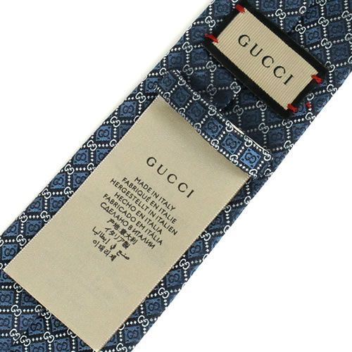 グッチ GUCCI ネクタイ レギュラータイ GG柄 菱形格子柄 ブランド 高級