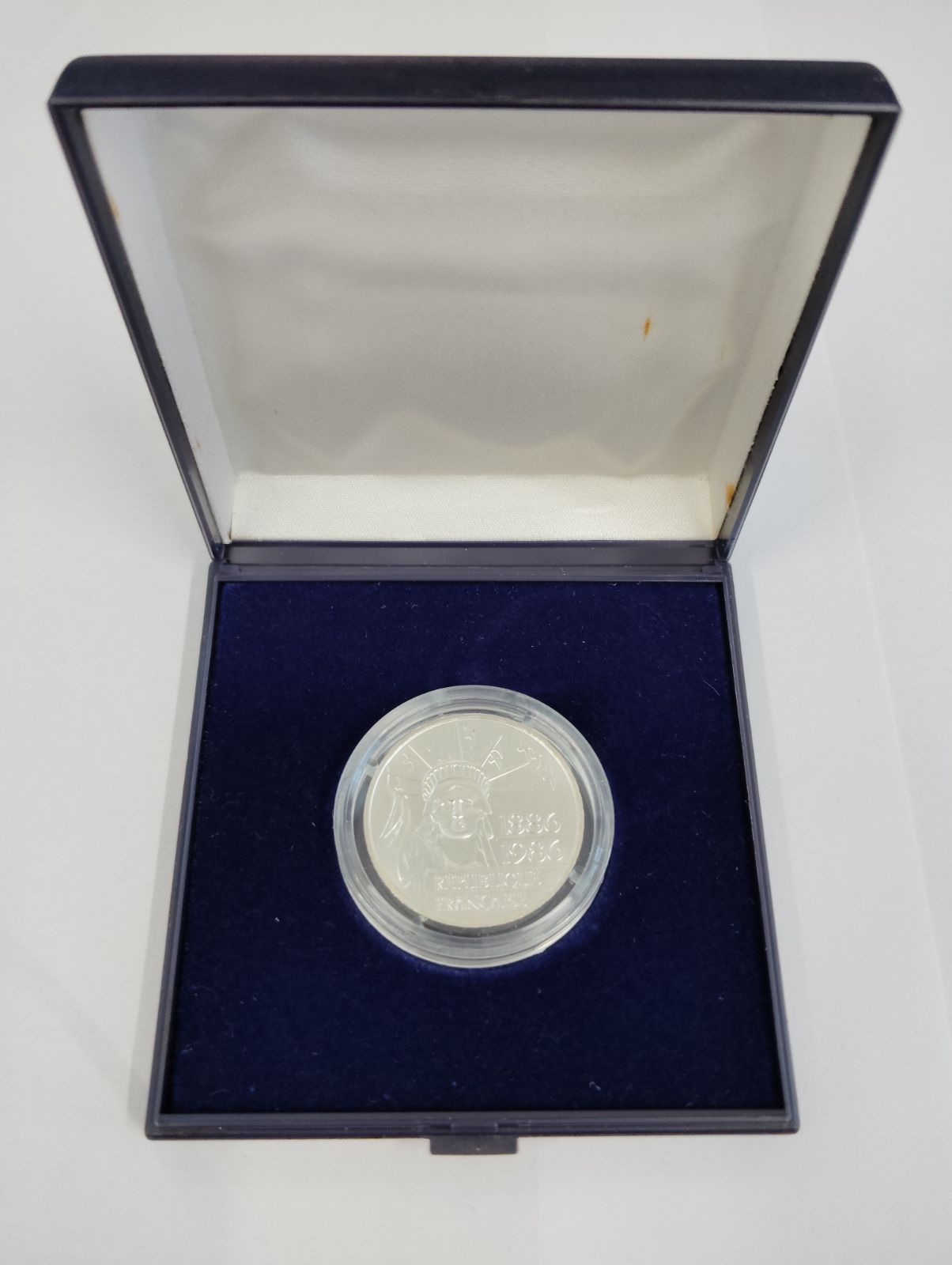 1986年　フランス 100フラン自由の女神記念プルーフ銀貨 1986年 フランス銀貨 100フラン 自由の女神プルーフ記念硬貨