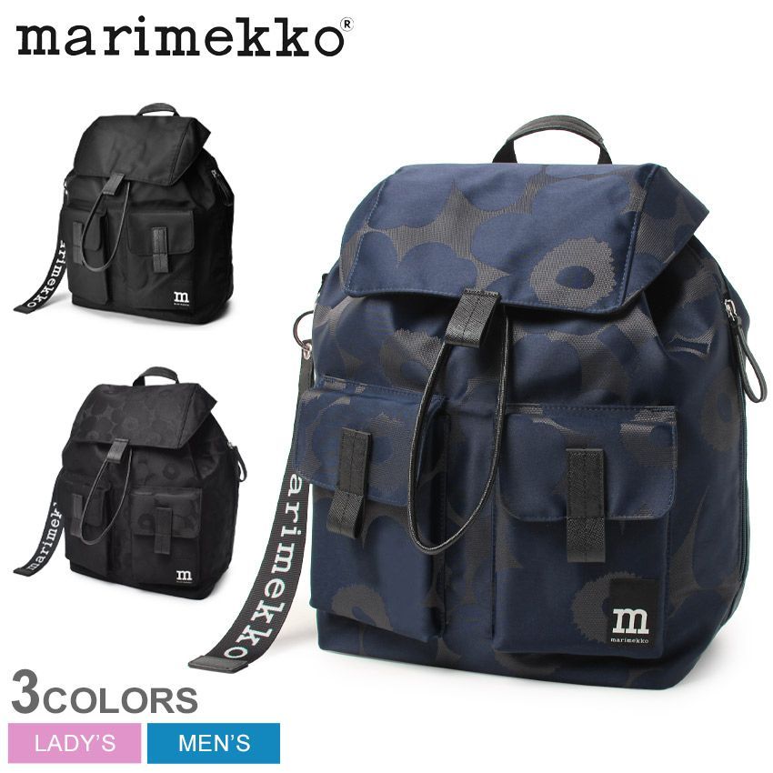 マリメッコ バックパック 91198 92229 92696 レディース メンズ EVERYTHING BACKPACK L MARIMEKKO カラー:03.ウニッコDネイビー×ネイビー 品番：7403-0140