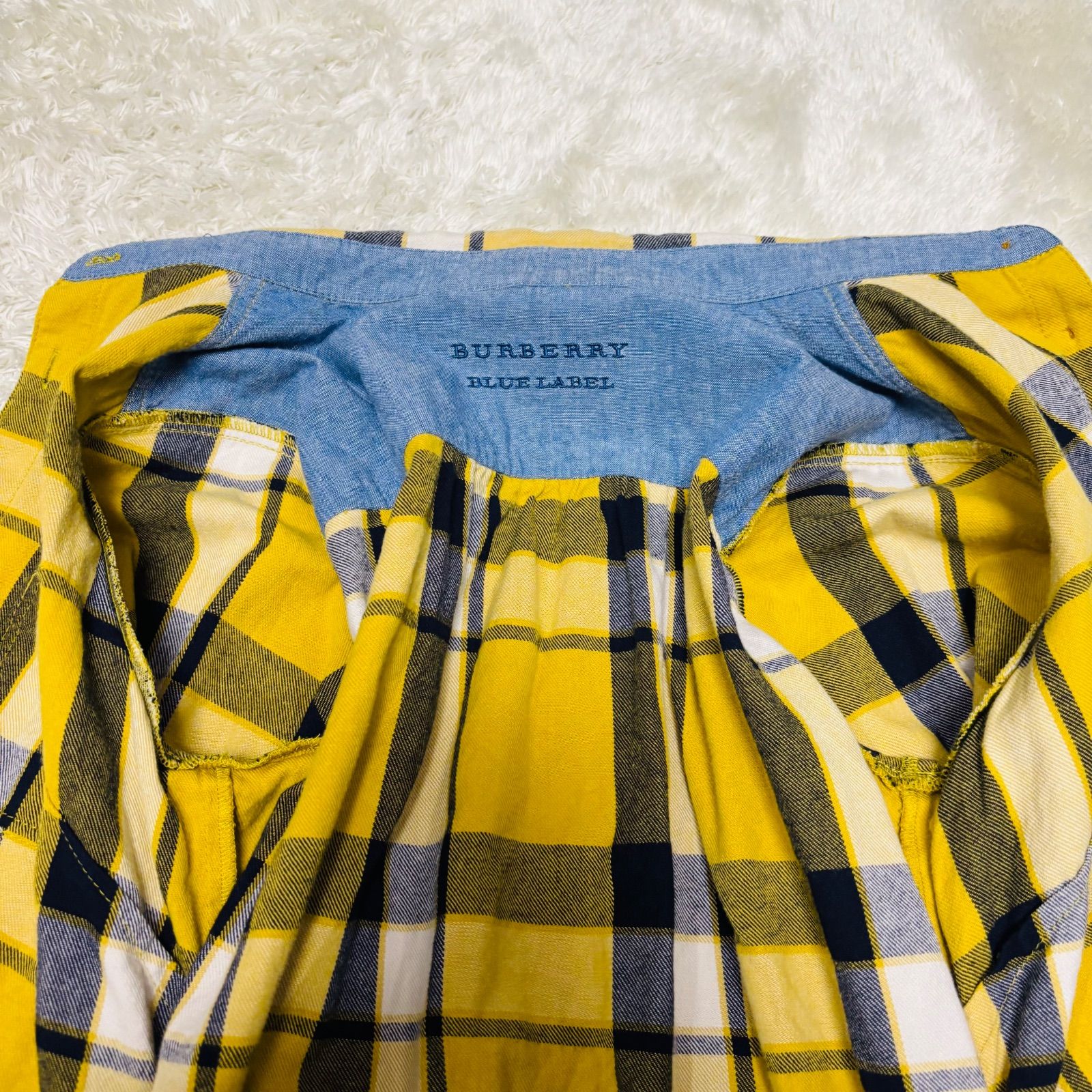 美品 バーバリーブルーレーベル BURBERRY BLUE LABEL ワンピース 