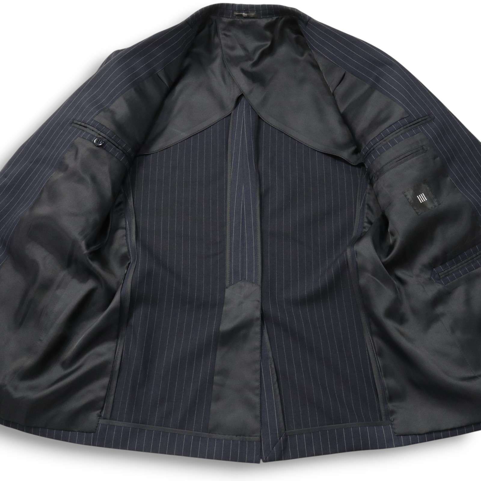 SUIT SELECT スーツセレクト 通年 背抜き☆ ストライプ スーツ