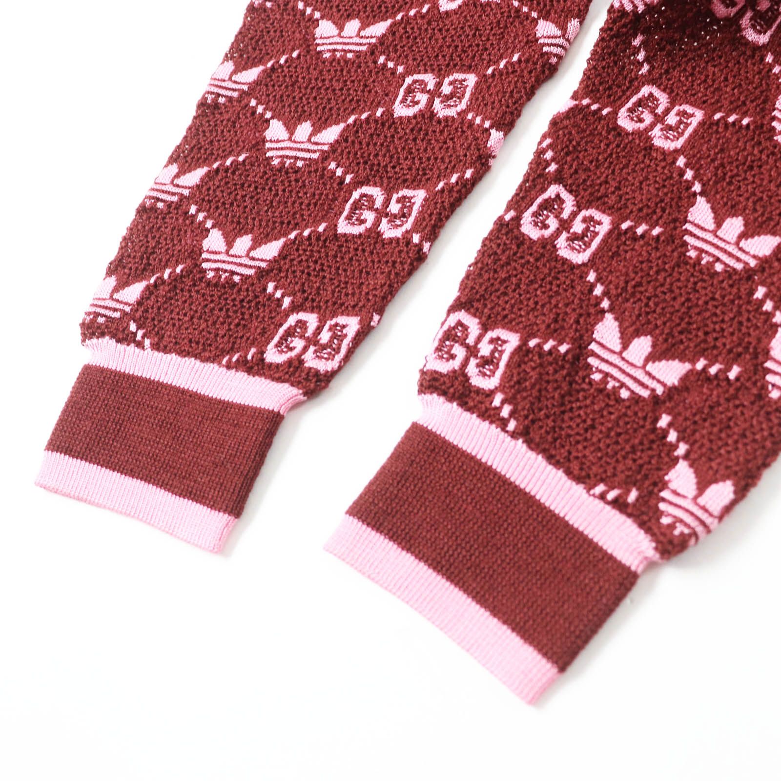 未使用品◎GUCCI×adidas グッチ×アディダス 693830 トレフォイル 