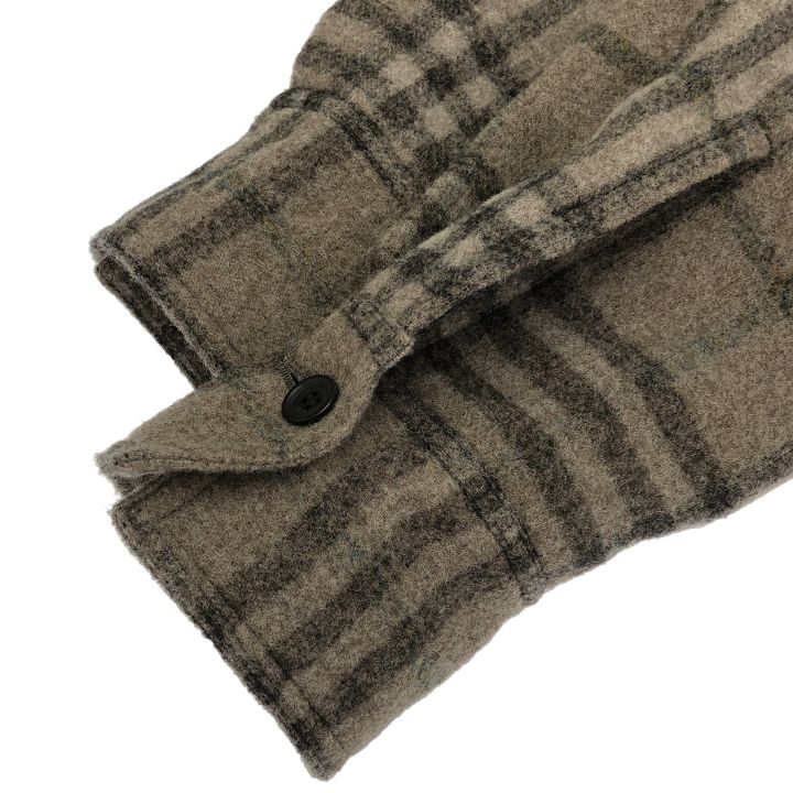 HUM VENT HV303504ER BOMBACIO CPO チェック ブルゾン メンズ ブラウン  