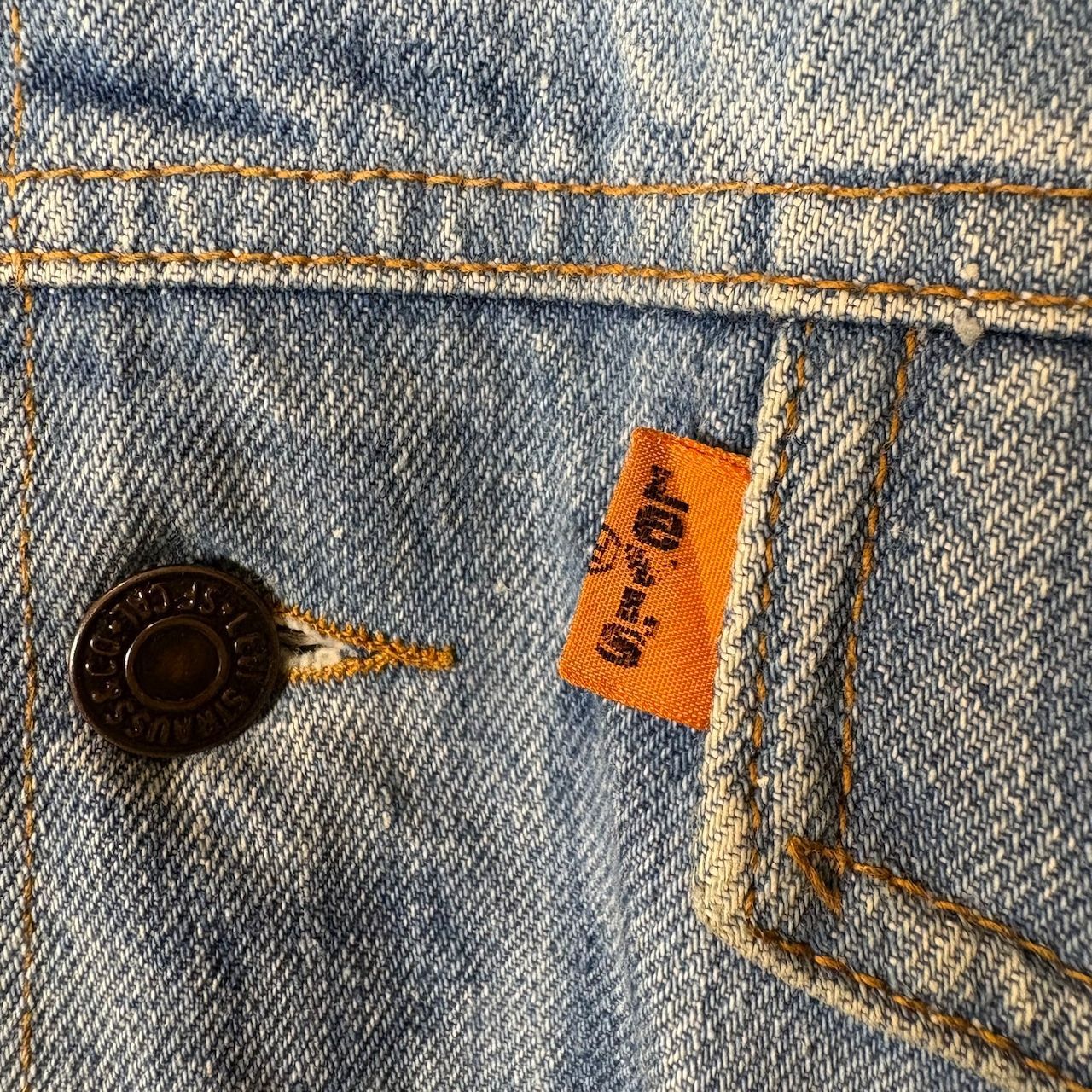 levi's 70s ブッシュジャケット vintage VTG/USED) 70s Levi's リーバイス デニムブッシュジャケット (L