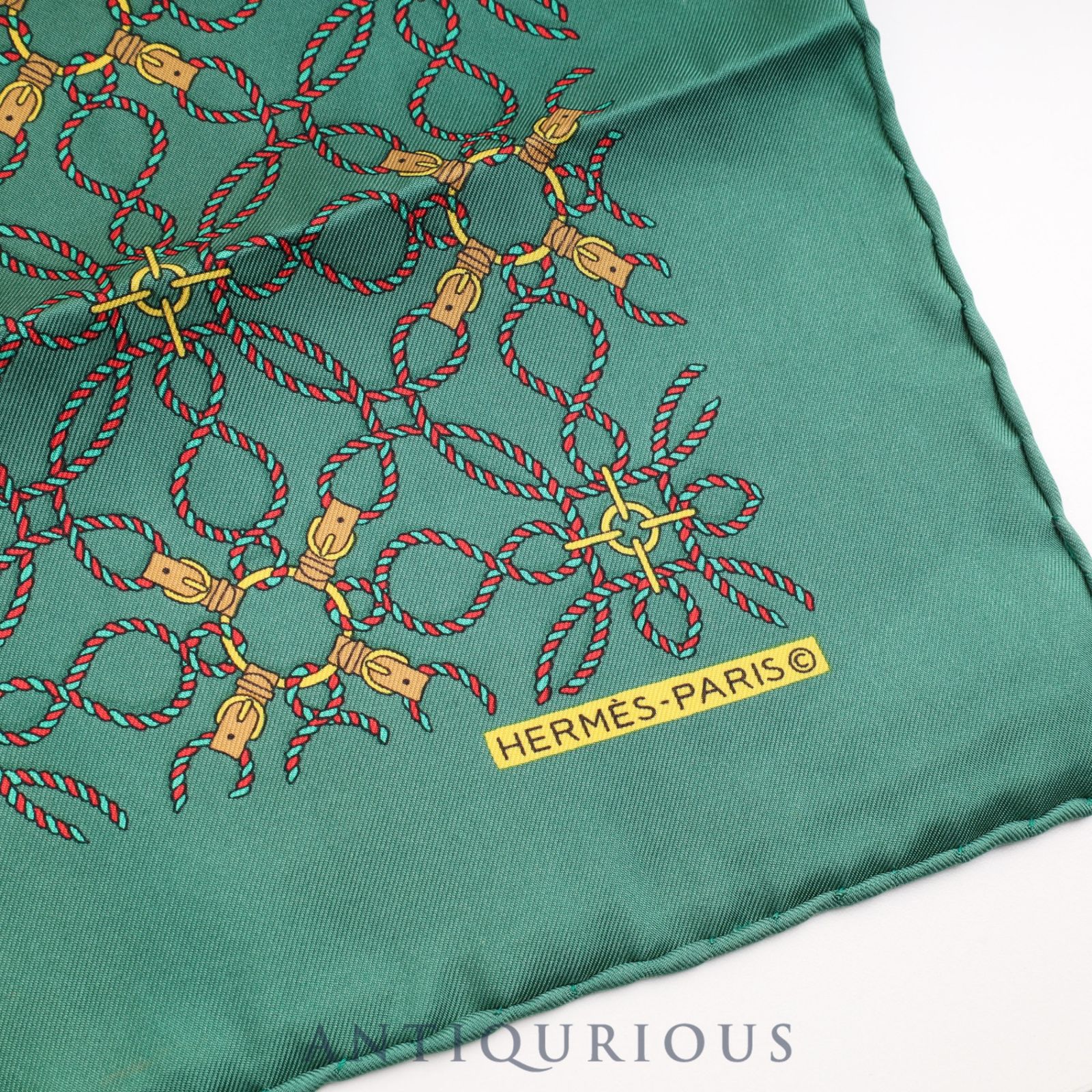 エルメス スカーフ カレ45 ベルト柄 SILK100% - メルカリ