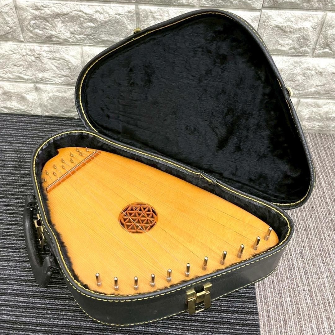 リトルミンストレル ハープ ケース付き