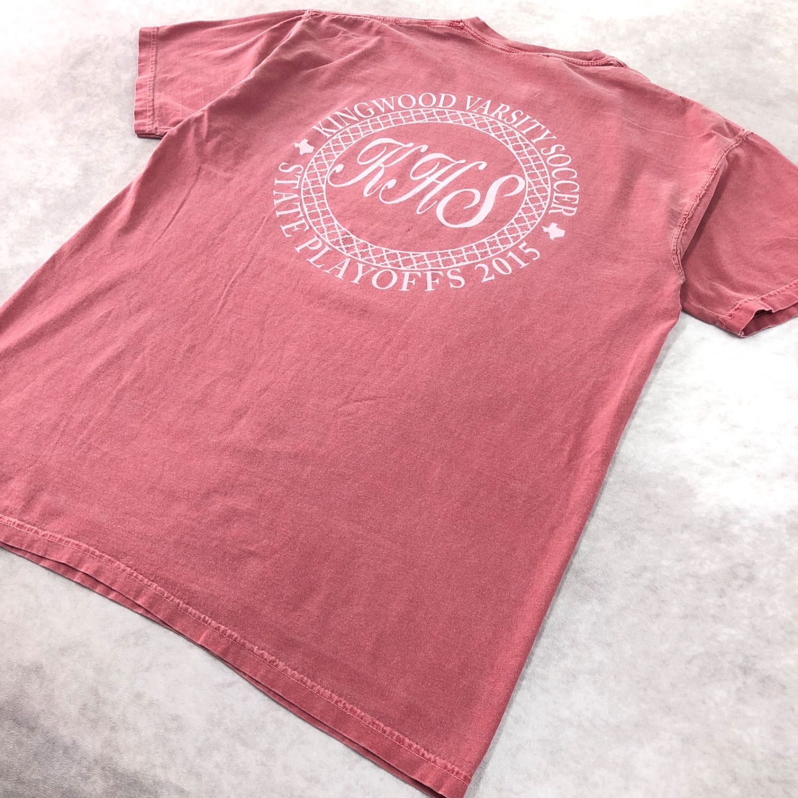 COMFORT COLORS コンフォートカラーズ Tシャツ 半袖 古着 USED Vintage ヴィンテージ アメカジ プリント スポーツ サッカー プレーオフ 2015