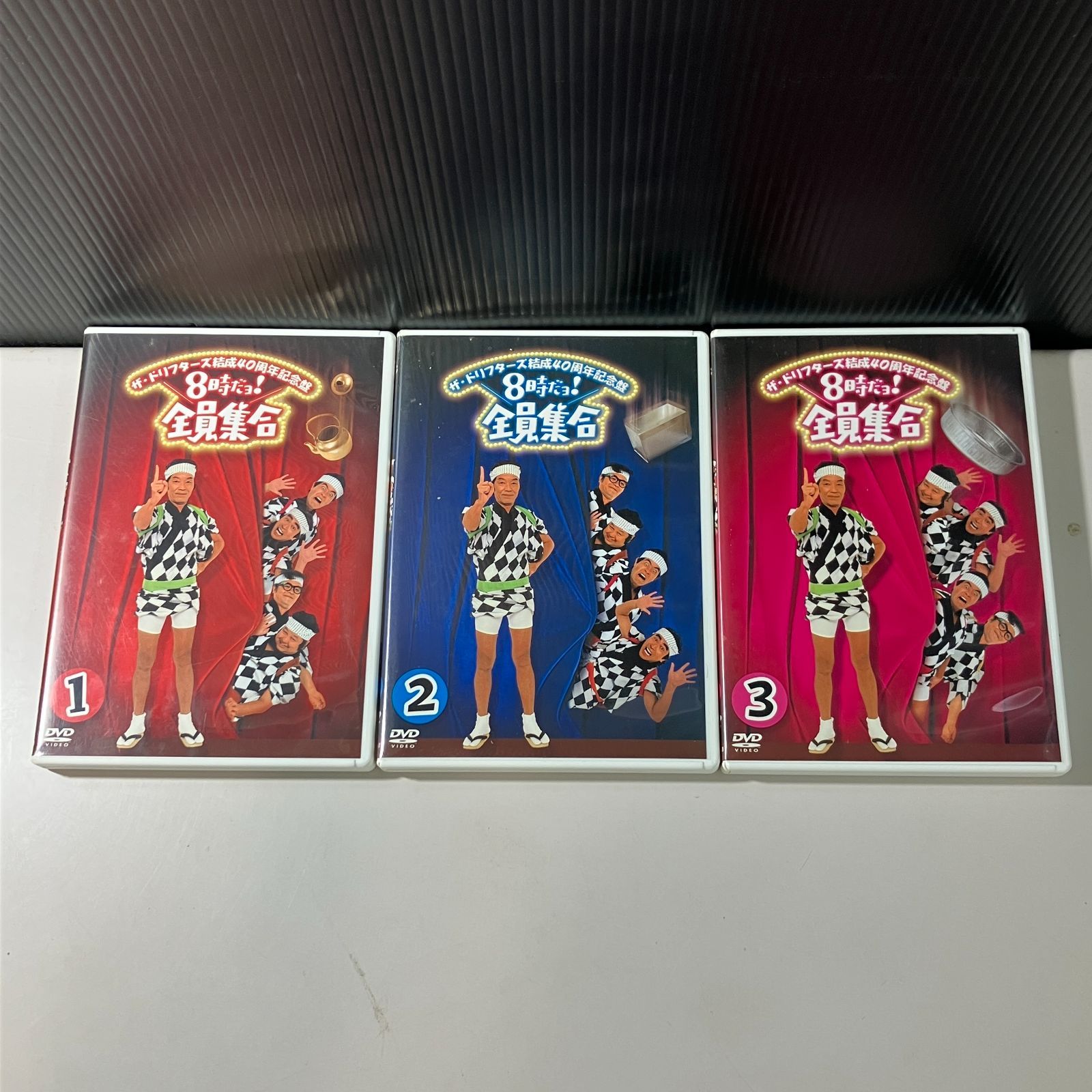 ドリフターズDVD4種(台本付き) ドリフターズDVD4種(台本付き)