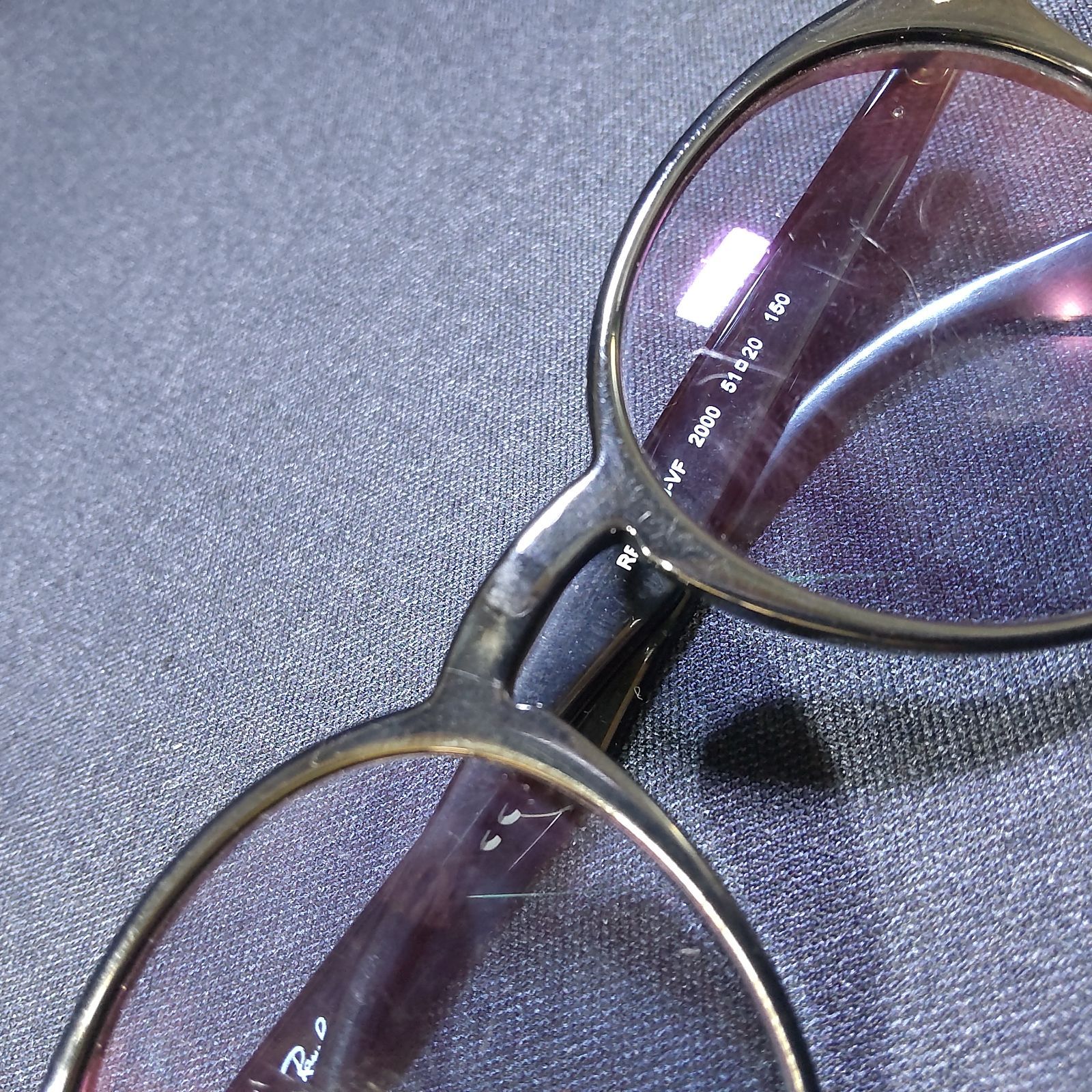 Ray-Ban レイバン サングラス レンズブルー ブラック ケース付き RB  