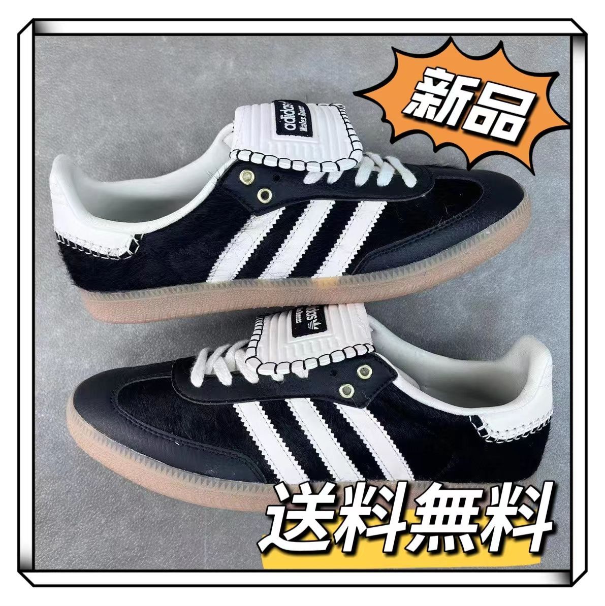 未使用 Adidas samba Wales Bonner カップルシューズ レディース/メンズ Black 箱付