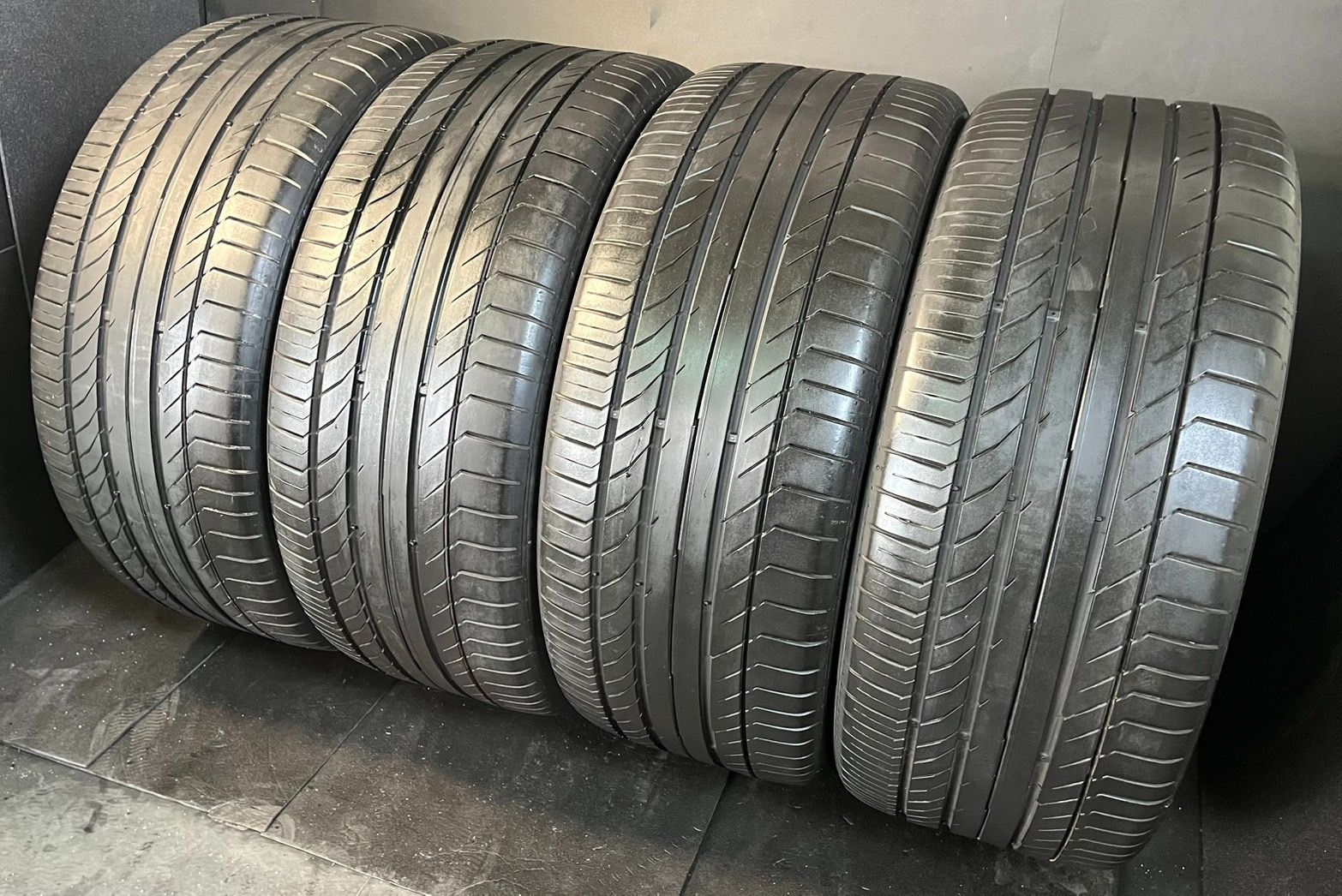 製 2019年製 約8～8.5分山 コンチネンタル Continental ContiSportContact 5 285 40R22 4本 h_392