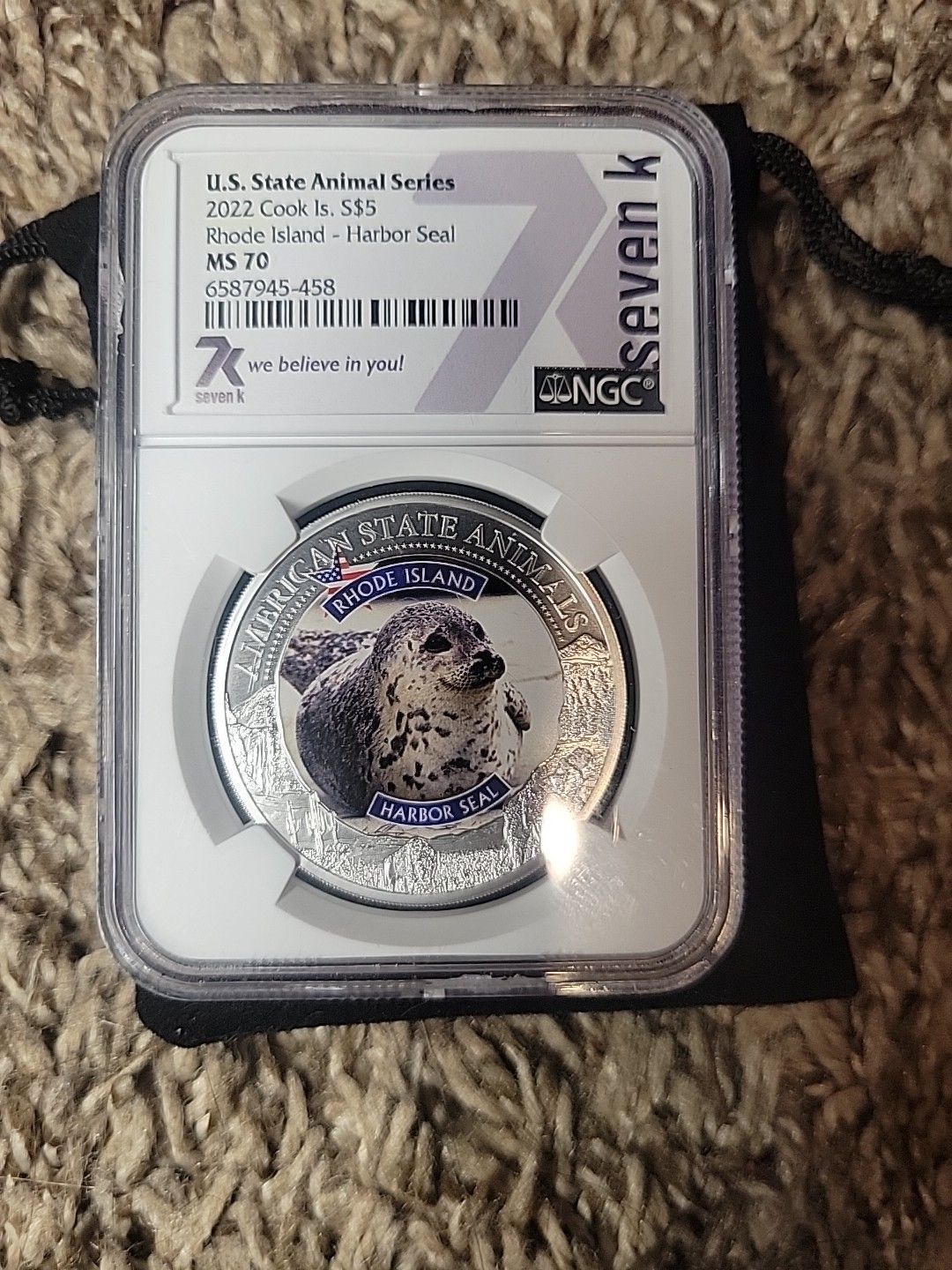 2025 Cook IS S$5 Rode Island -HarbSeal MS70