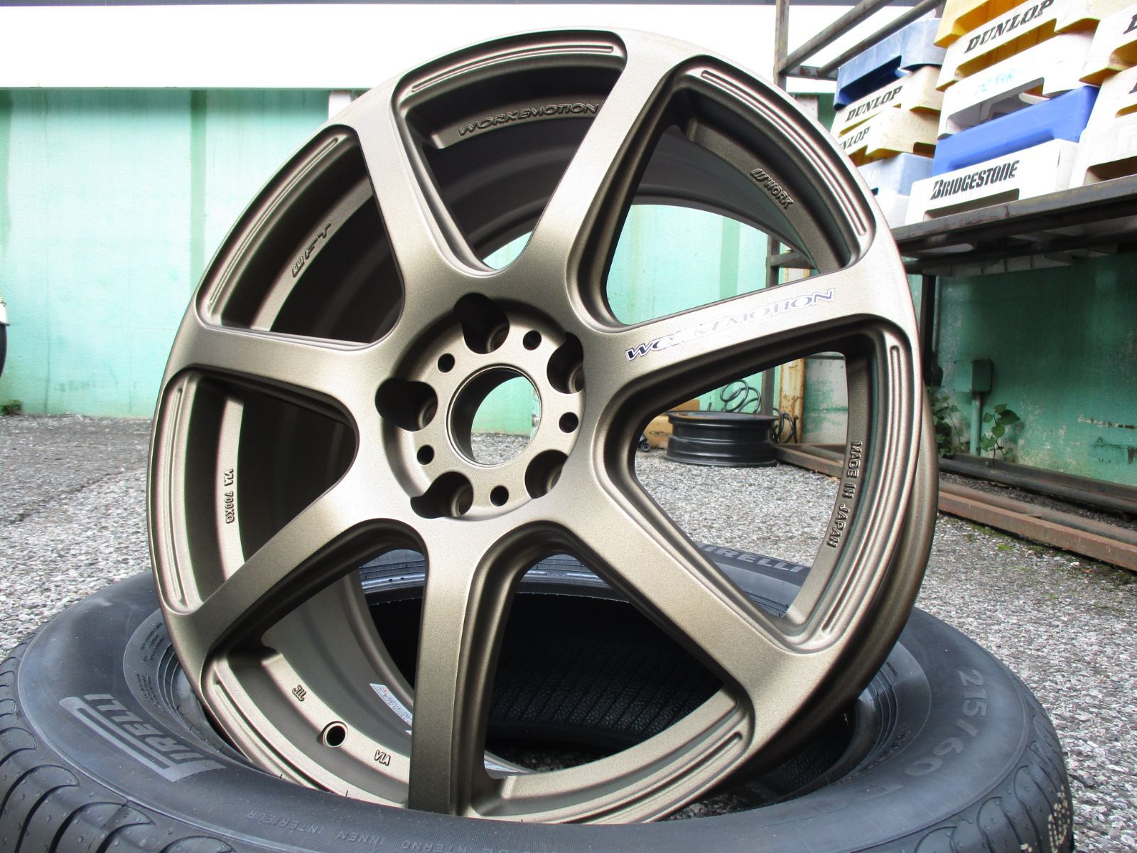 ホイール単品 WORK EMOTION T7R 7.5-18 +38 5/114 カラーAHG 4本（1台分）ノア ヴォクシー カローラクロス RAV4 リーフ ワーク エモーション ホイール 矢東タイヤ江戸川店