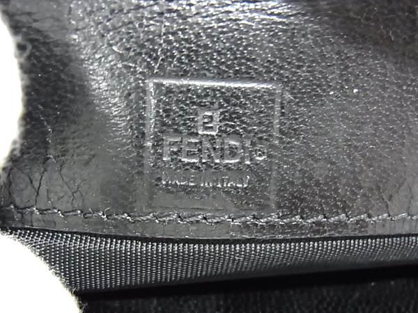 FENDI フェンディ ズッカ柄 キャンバス 二つ折り 財布