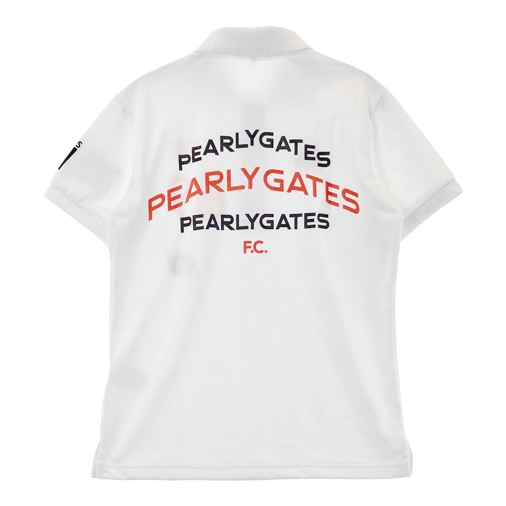 サイズ：3 PEARLY GATES パーリーゲイツ 2024年モデル 半袖ポロシャツ  ホワイト系 [240101415099] ゴルフウェア メンズ ストスト パーリーゲイツ ポロシャツ メンズ サイズ3 ホワイト 半袖