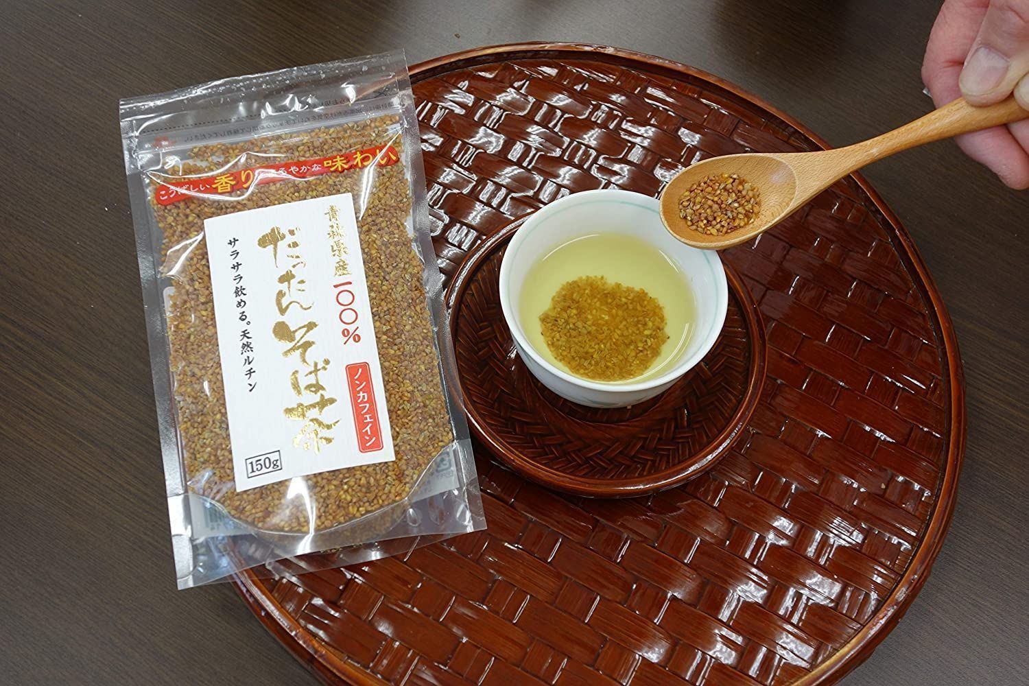 【終売品】【在庫品限り】韃靼そば茶 国産 青森県産 だったんそば茶 粒 150g 2個セット 天保堂