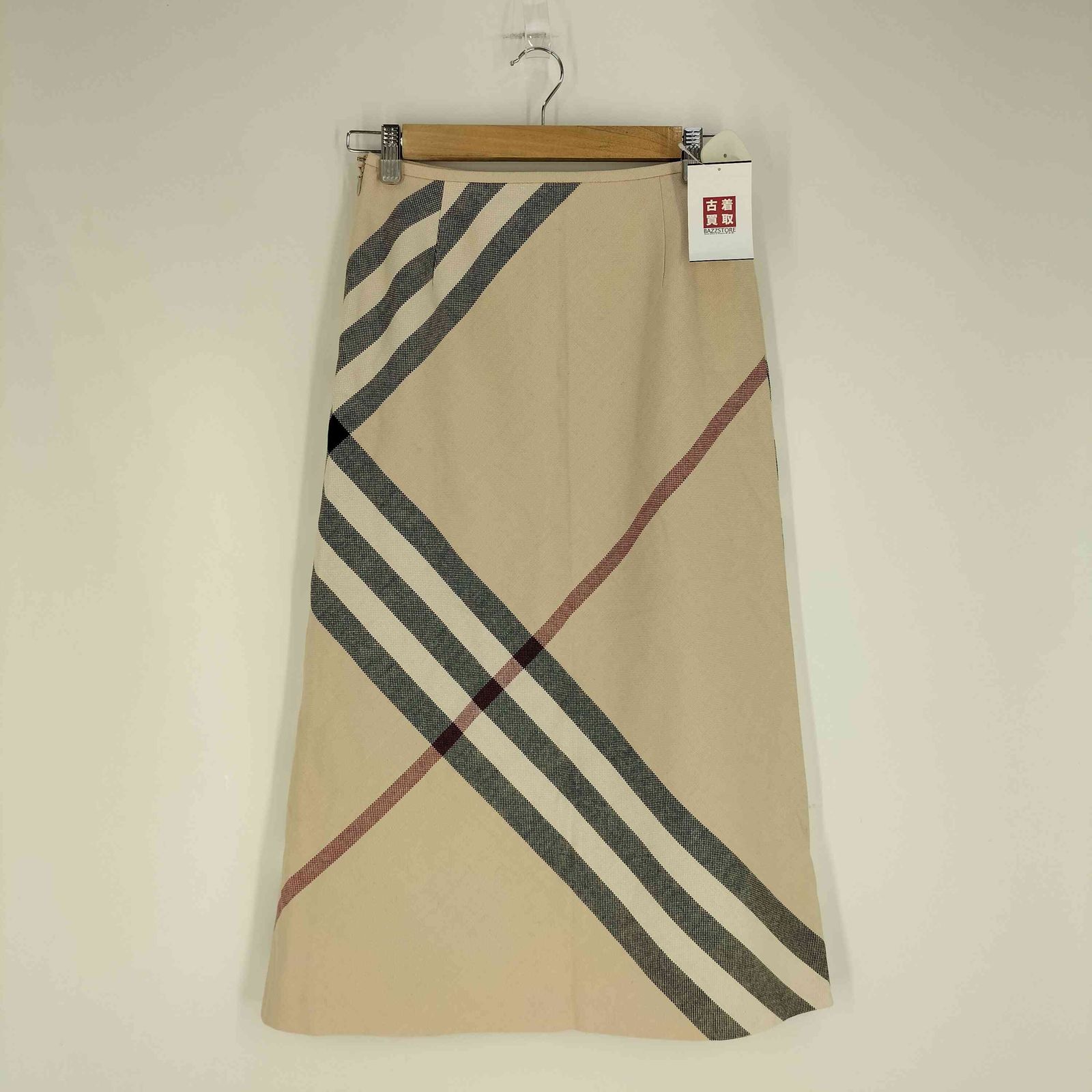 【完売品】【40】BURBERRY LONDON メガチェック ベルト スカート BURBERRY - BURBERRYバーバリー メガチェック Aラインフレア