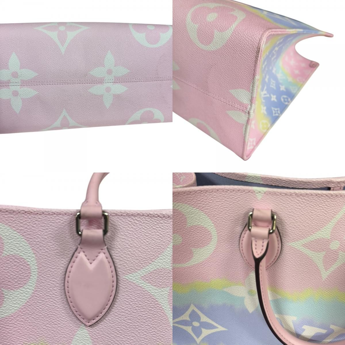 ルイ・ヴィトン LOUIS VUITTON オンザゴー GM ショルダーバッグ バッグ PVCコーティングキャンバス レザー エスカル ピンク レディース ピンク系 / マルチカラー M45191 【中古】 楽天市場】【3万円OFFクーポン対象】ルイ・ヴィトン LOUIS VUITTON
