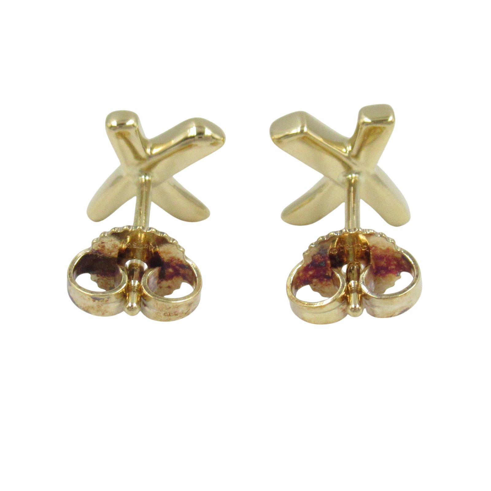 ティファニー TIFFANY＆CO ピアス キス ピアス K18（イエローゴールド  