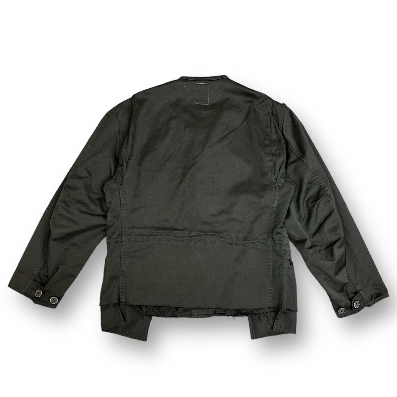 FACCIES STUDIOUS別注 REMAKE MILITARY JACKET コラボ リメイク ミリタリージャケット ファッチーズ ステュディオス F23S03017  ブラック 2  73846A3