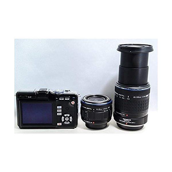 ミラーレス 中古 Wi-Fi OLYMPUS オリンパス PEN E-PL1 ブラック レンズ