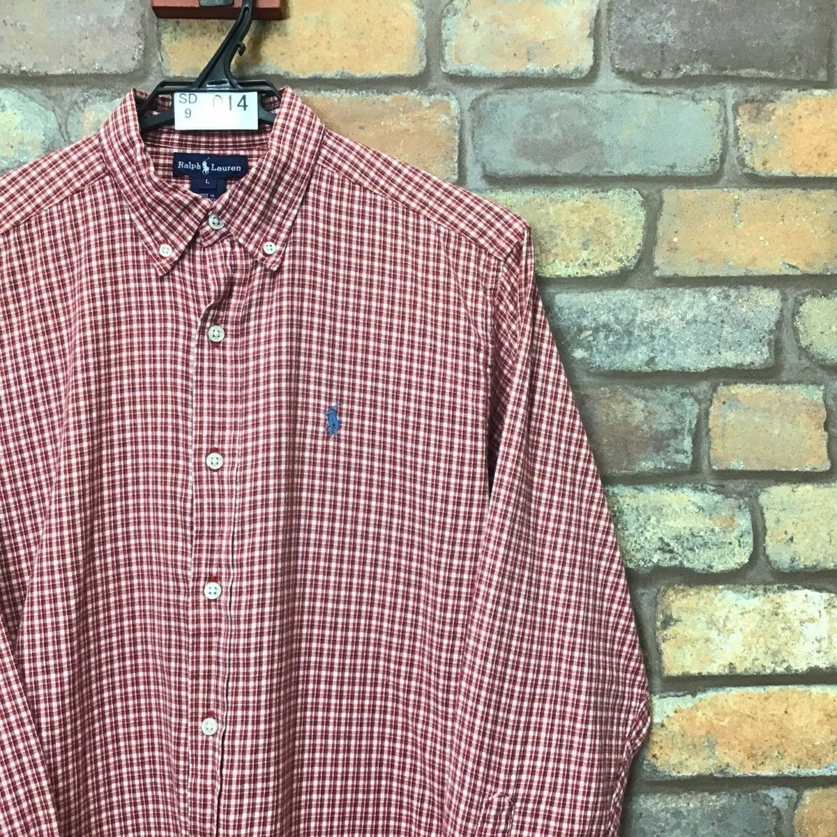 SD9-014◇正規品◇美品◇赤【Ralph Lauren ラルフローレン】長袖