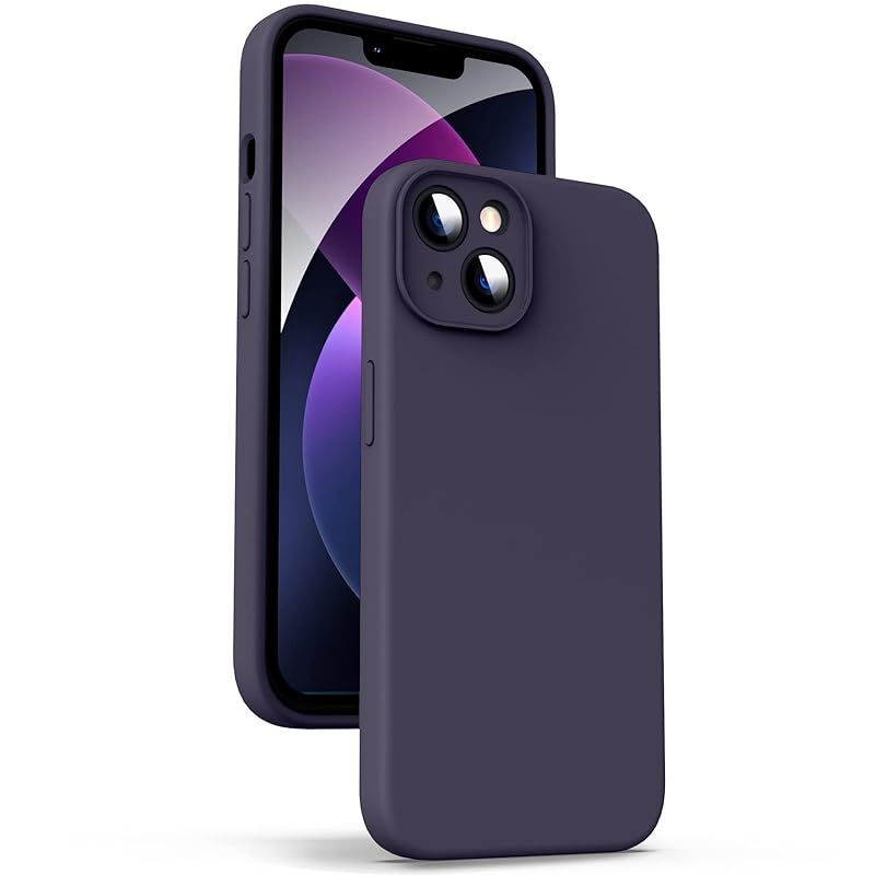 新品　Supdeal iPhone 13 ケース 対応液体シリコン [耐衝撃] [柔軟TPU液体シリコン] [ソフトタッチ] [レンズの全面保護] [指紋防止] [落下防止] [滑り防止] 軽量 4層保護 アイフォン 13 スマホカバー 6.1
