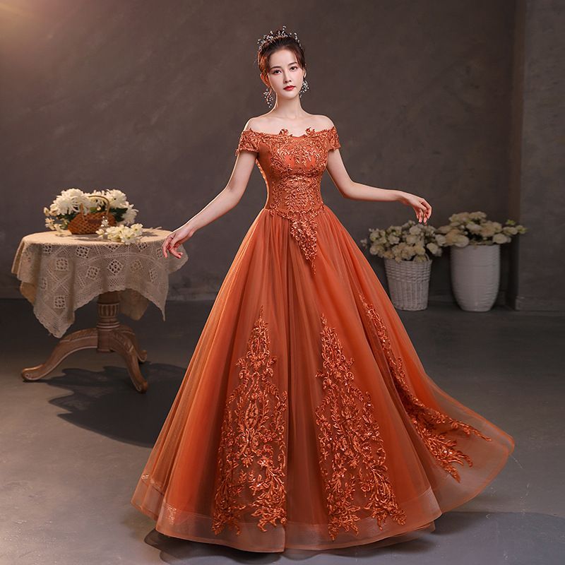  チュールドレス フォーマルドレス 長袖 演出 司会 芸術試験 声楽向け-9.23 カラードレス ドレス ブライダル