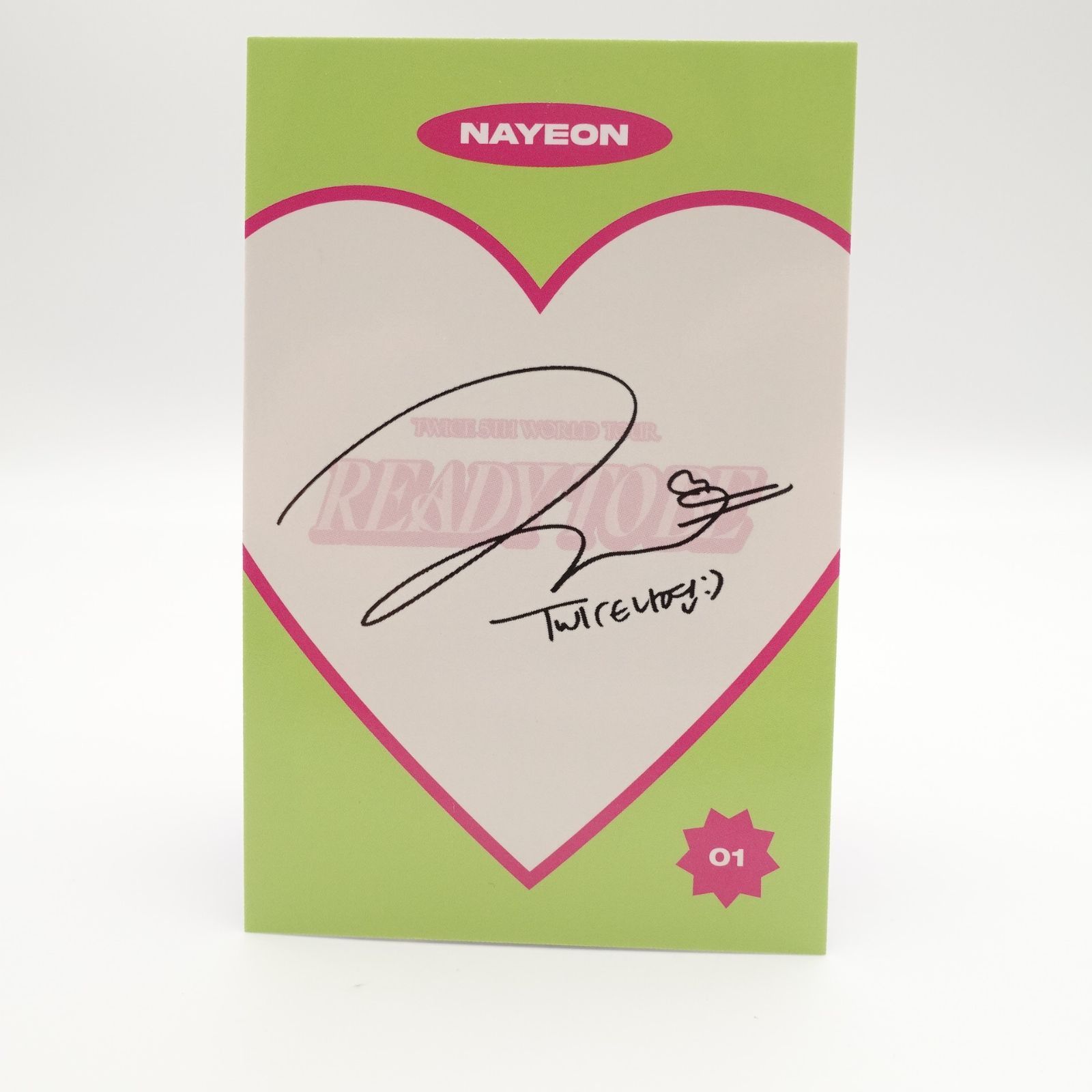 TWICE READY TO BE ソウルコン限定　SSJYP カード　ナヨン TWICE READY TO BE ソウルコン限定 SSJYP カード ナヨン TWICE