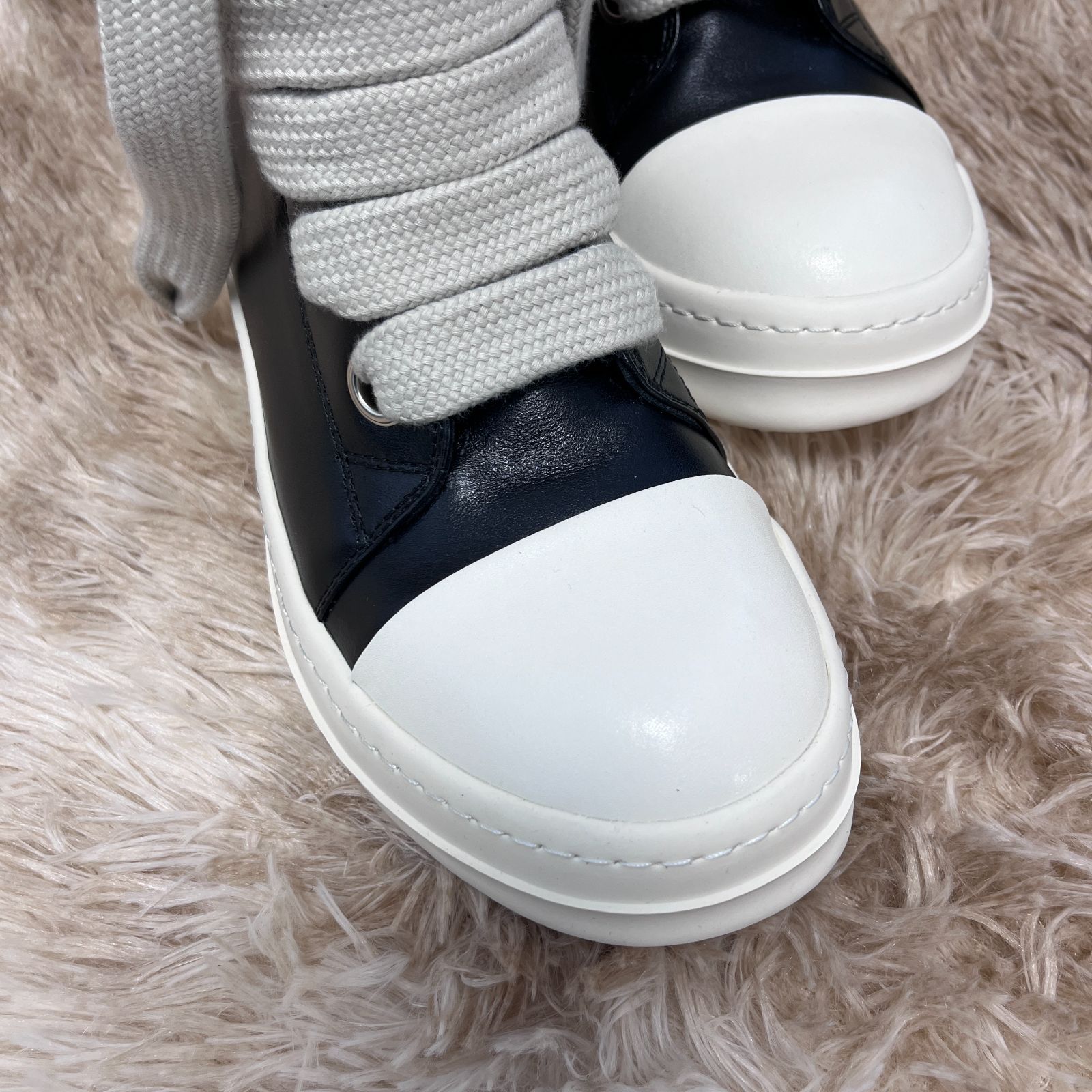 Rick owens ラモーンズ ジャンボレース サイズ...41/42/43 - メルカリ