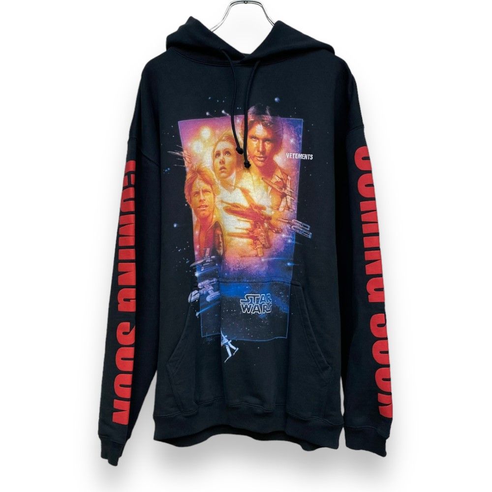 VETEMENTS スターウォーズムービーポスター2フーディー XSサイズ 