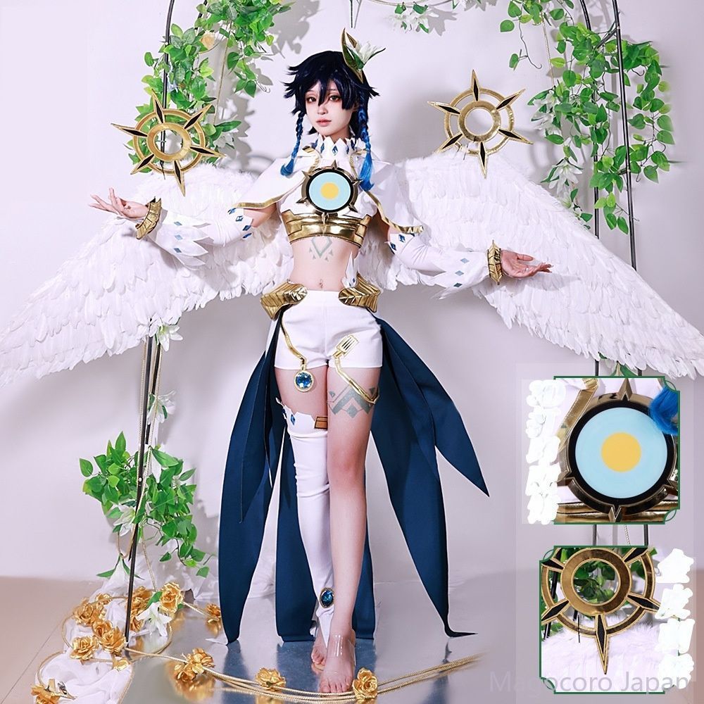 原神 ウィンディ（風神バルバトス）コスプレ衣装 ジャンク コスプレ