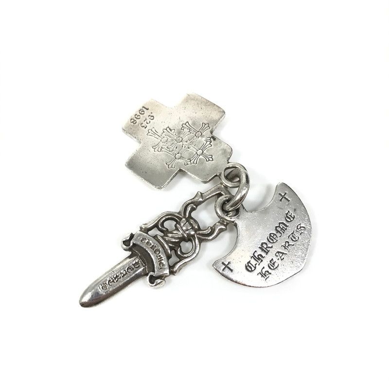 中古品】CHROME HEARTS クロムハーツ 3TRINKETS PENDANT