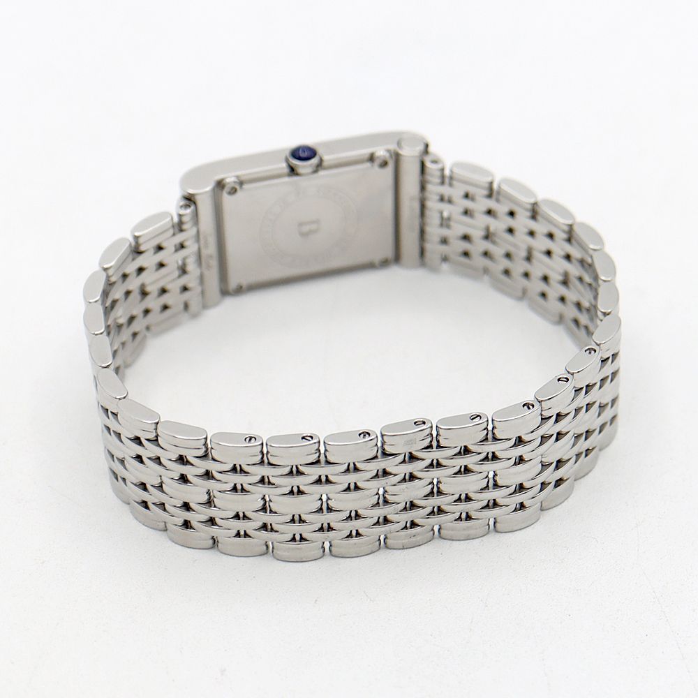 電池交換済 BOUCHERON ブシュロン リフレウォッチ ミディアム 4Pダイヤ  