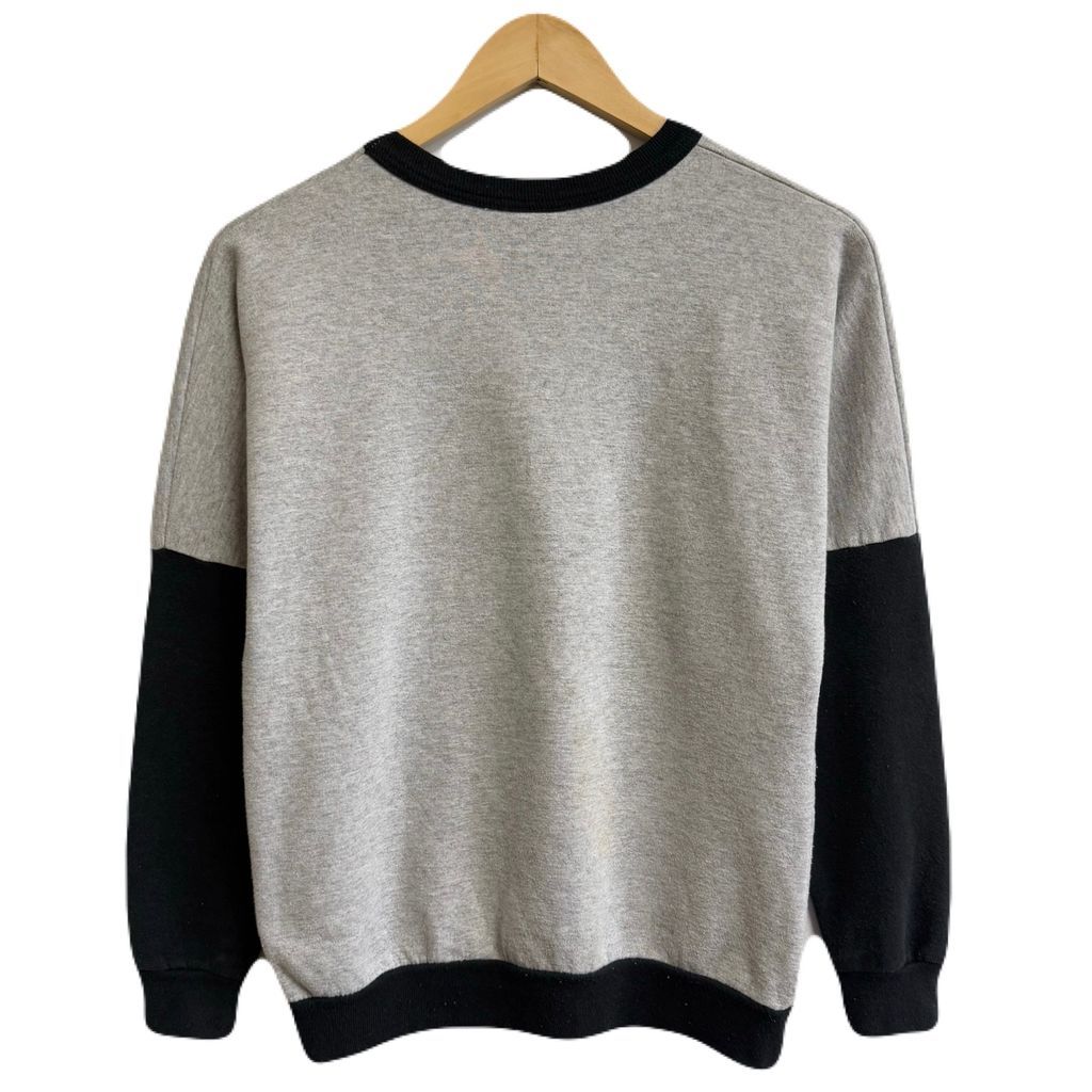 90 s ビンテージ NBA CHICAGO BULLS シカゴブルズ タズマニアンデビル トレーナー スウェット グレー×黒 No.H457