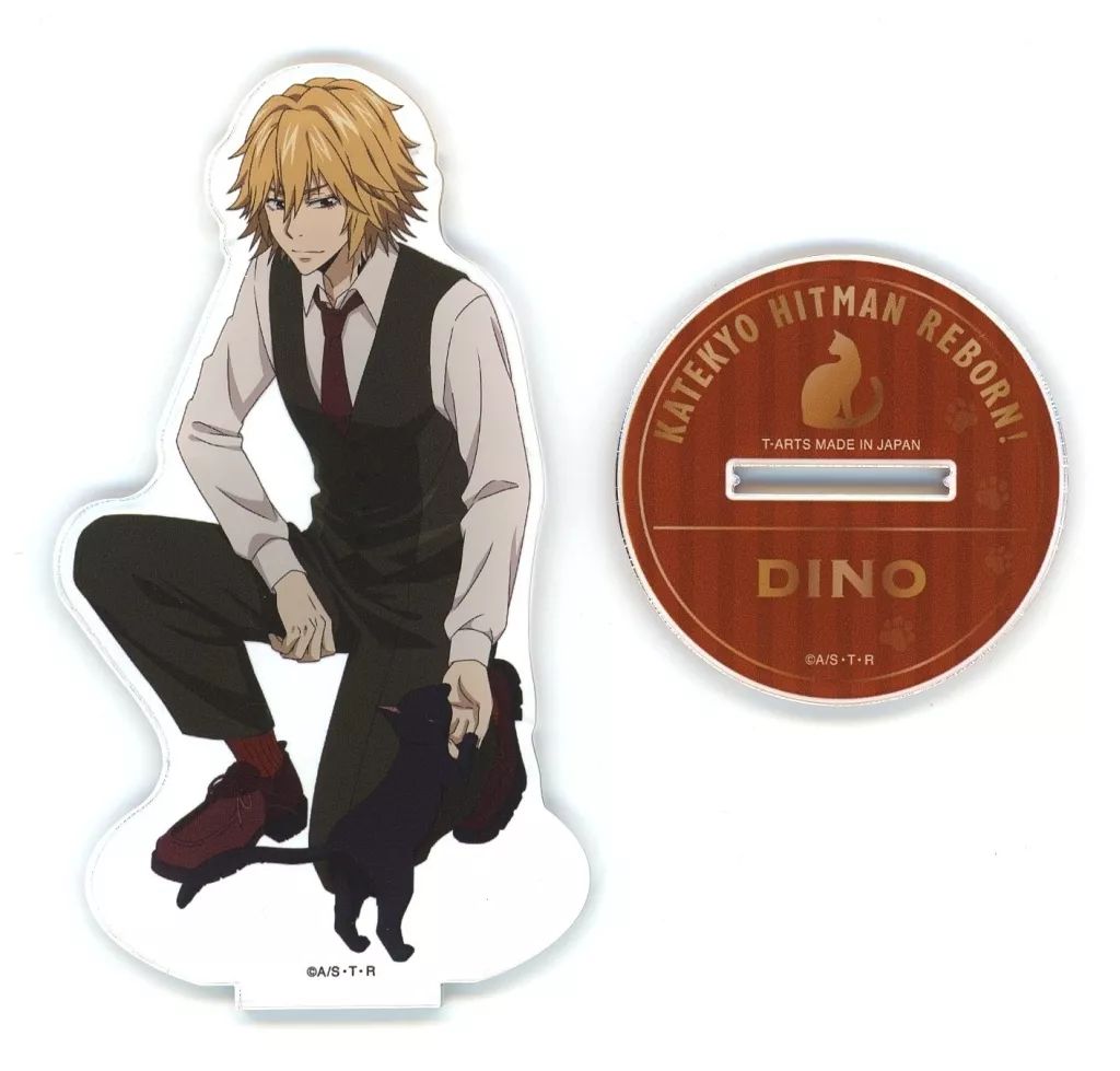 【中古】アクリルスタンド・アクリルパネル ディーノ With cat アクリルスタンド 「家庭教師ヒットマンREBORN!」 ジャンプフェスタ2025グッズ