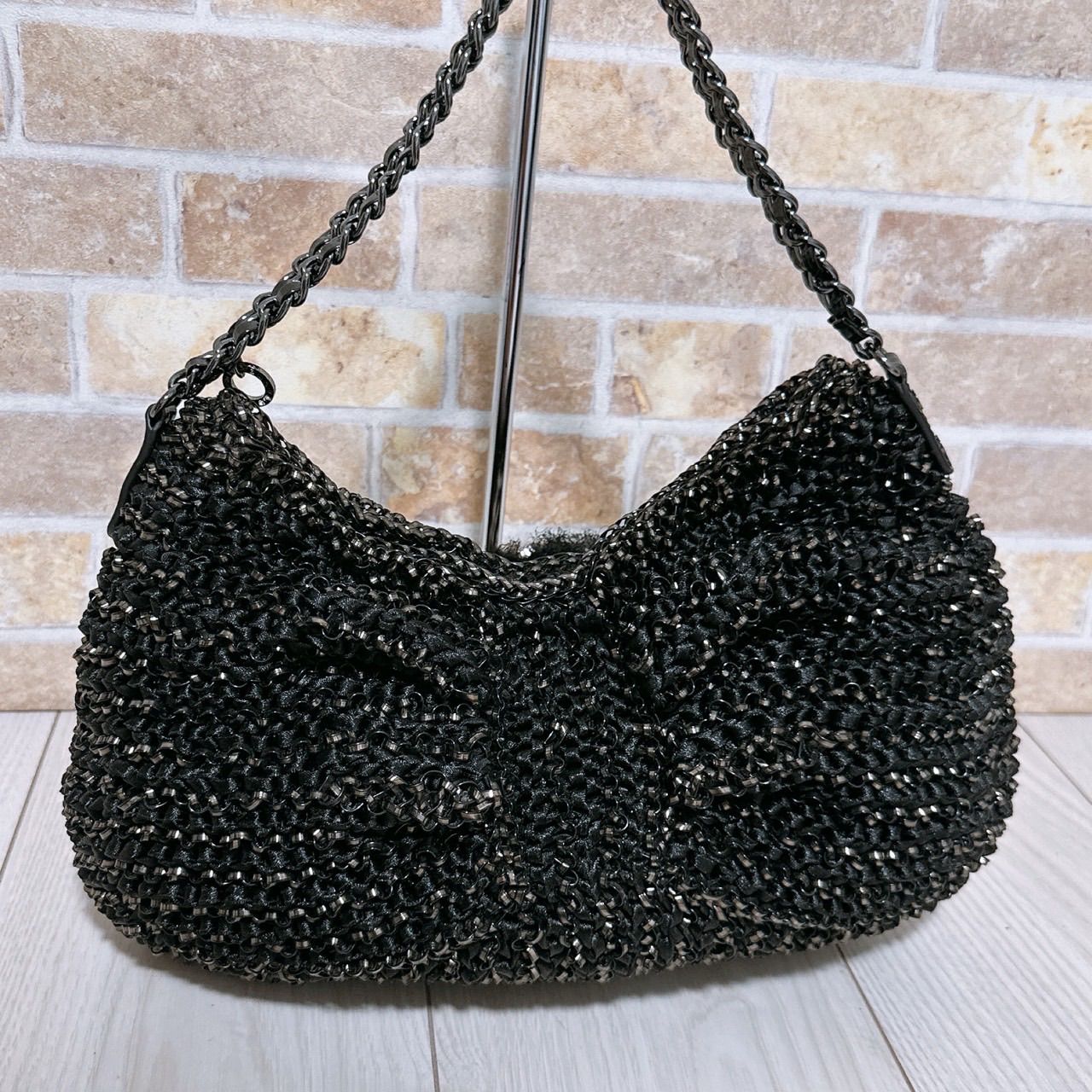 美品》ANTEPRIMA(アンテプリマ)ワイヤーバッグ スカル