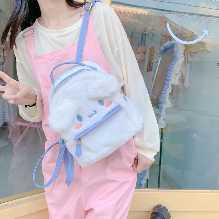 【未使用】CUTE　ぬいぐるみ生地　ふわふわバック ぬいぐるみバッグ ショルダーバッグ くま レディース アニマル